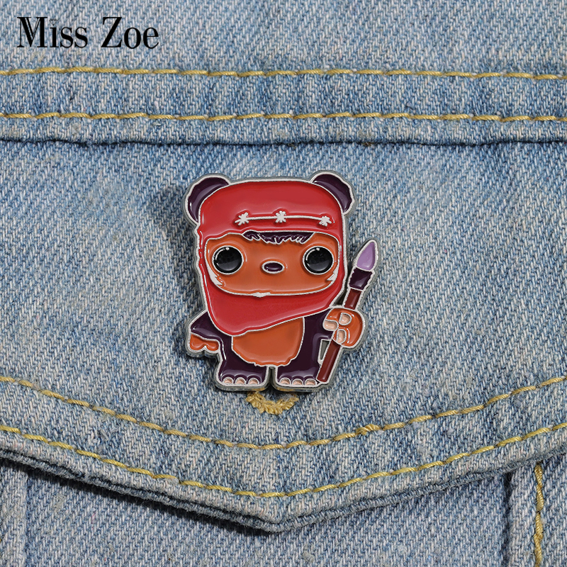 Science Buddies - Ewok Wicket Enamel Pins Custom Science
