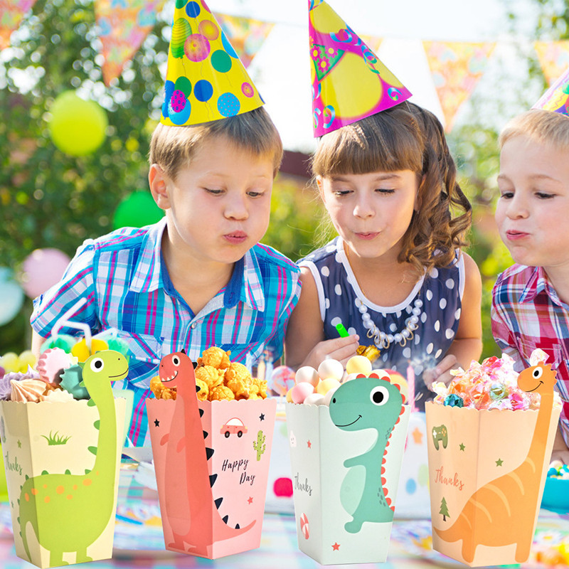 4Pcs Cartoon Dinosaur Boxes Di - Science Of Happiness ulasan dan harga