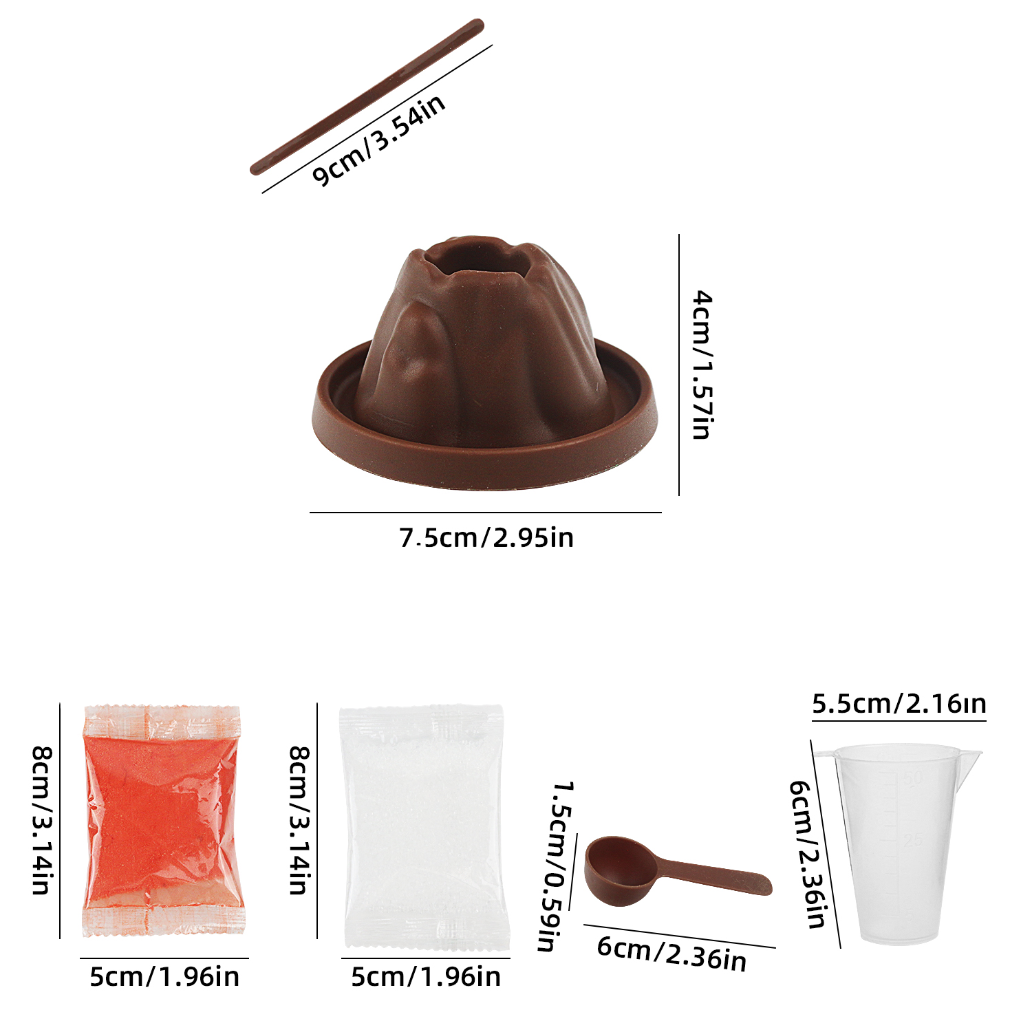 Volcano eruption DIY scientifi - Science Toys Diy ulasan dan harga