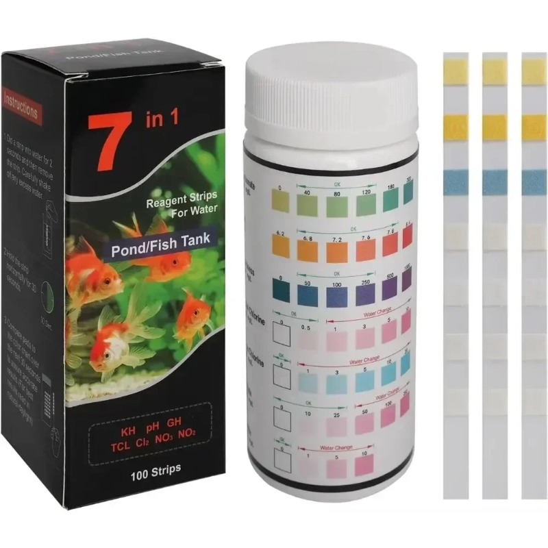 Aquarium Test Strip  Freshwate - Water Testing Kit ulasan dan harga