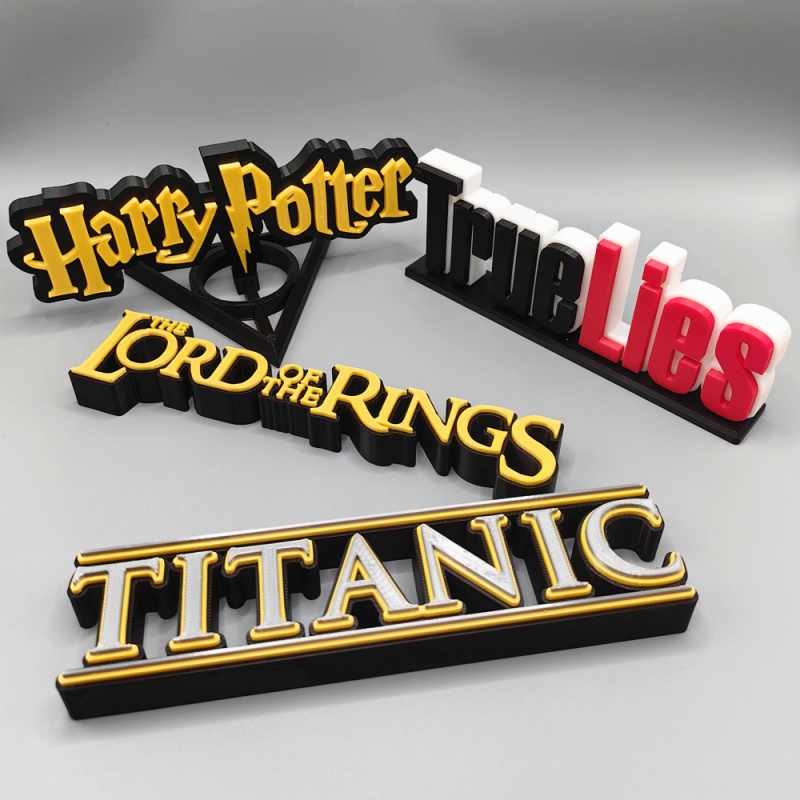 Classic Mo vie Title 3d Logo S - Science Exhibition Models ulasan dan harga