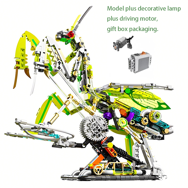 DIY Mantis building blocks sem - Science Toys Diy ulasan dan harga