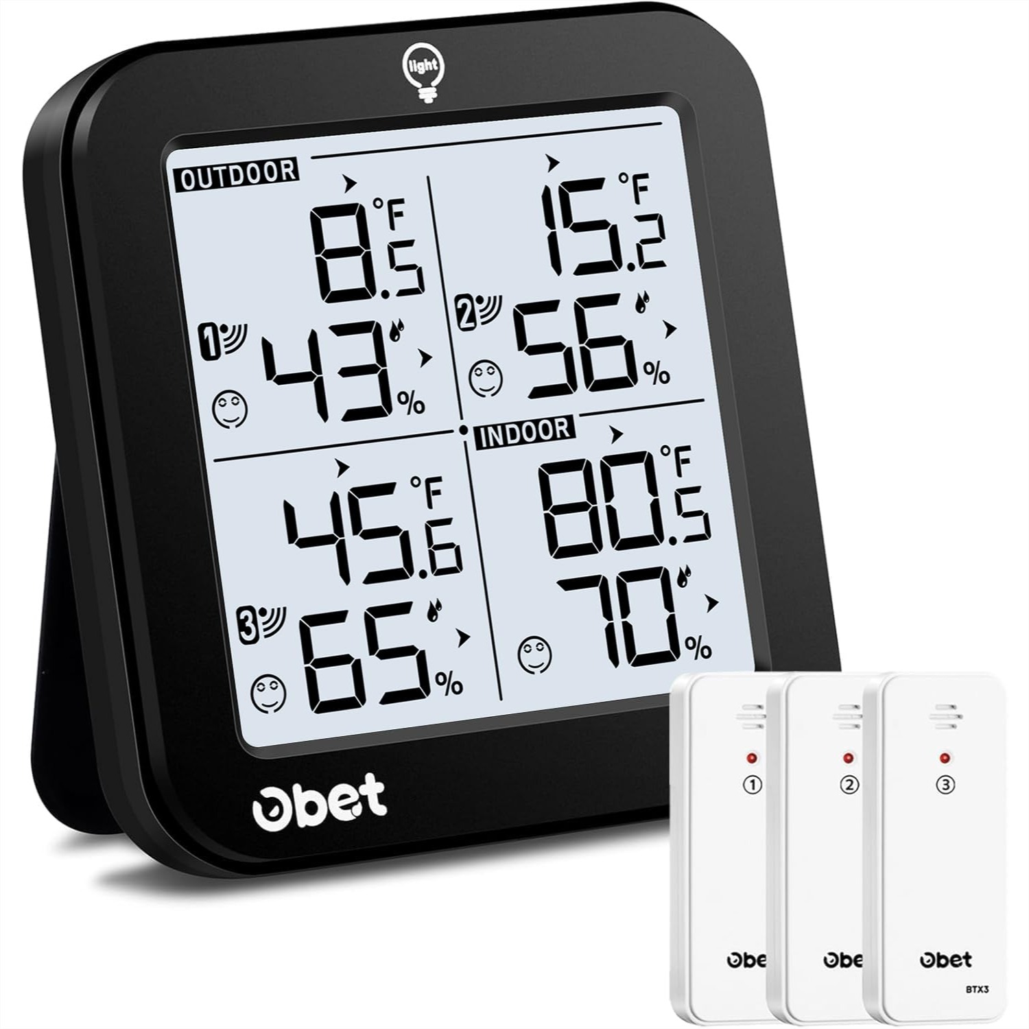 Wireless Weather Station with  - Weather Station Indoor ulasan dan harga
