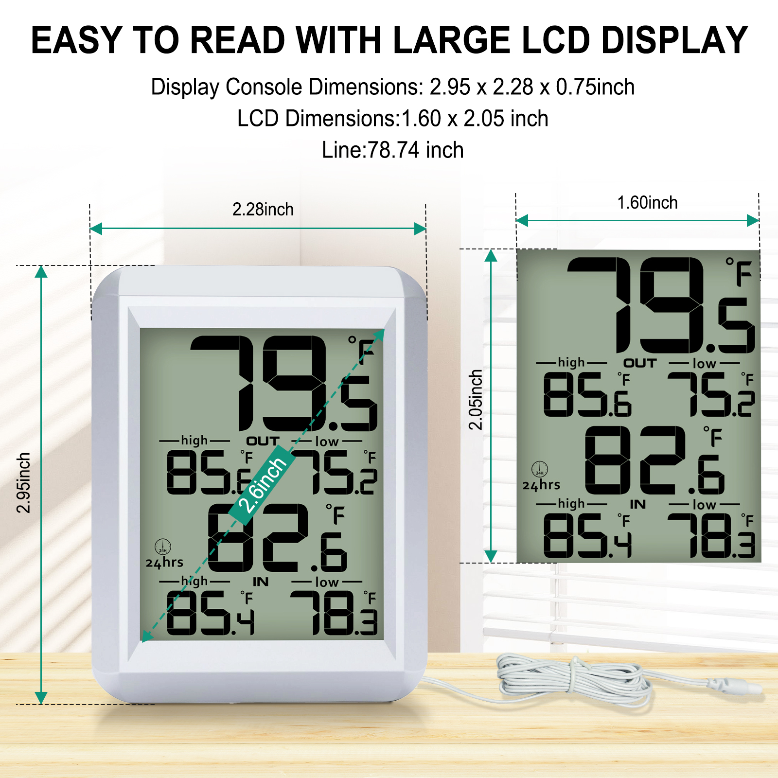 MASTFUYI Digital Thermometer I - Weather Station Indoor ulasan dan harga