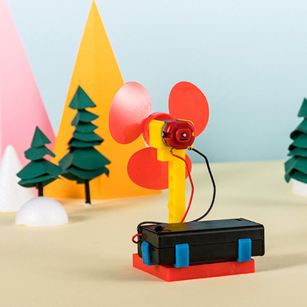 1Set Kids DIY Wind Generator E - Science Kit ulasan dan harga