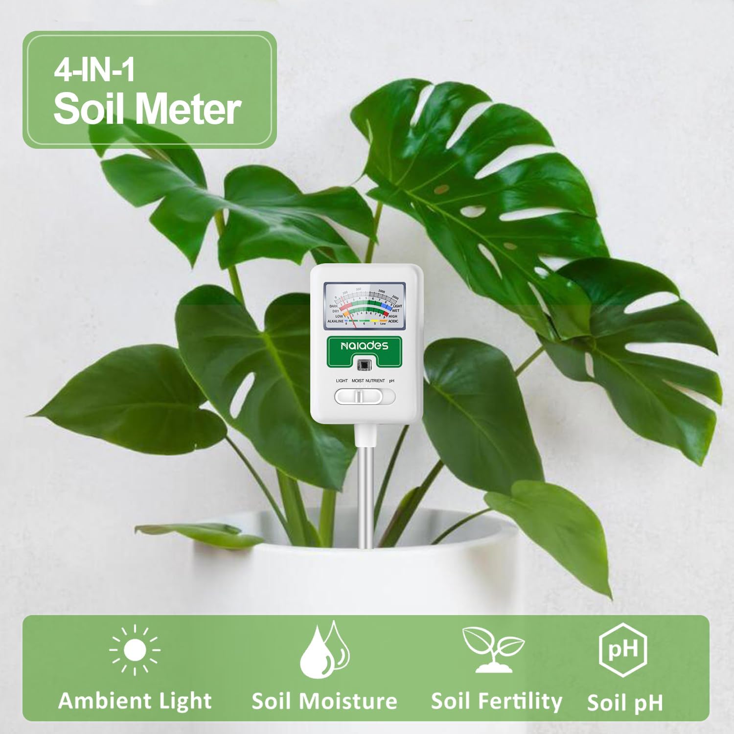 Soil Moisture Meter for Plants - Water Testing Kit ulasan dan harga