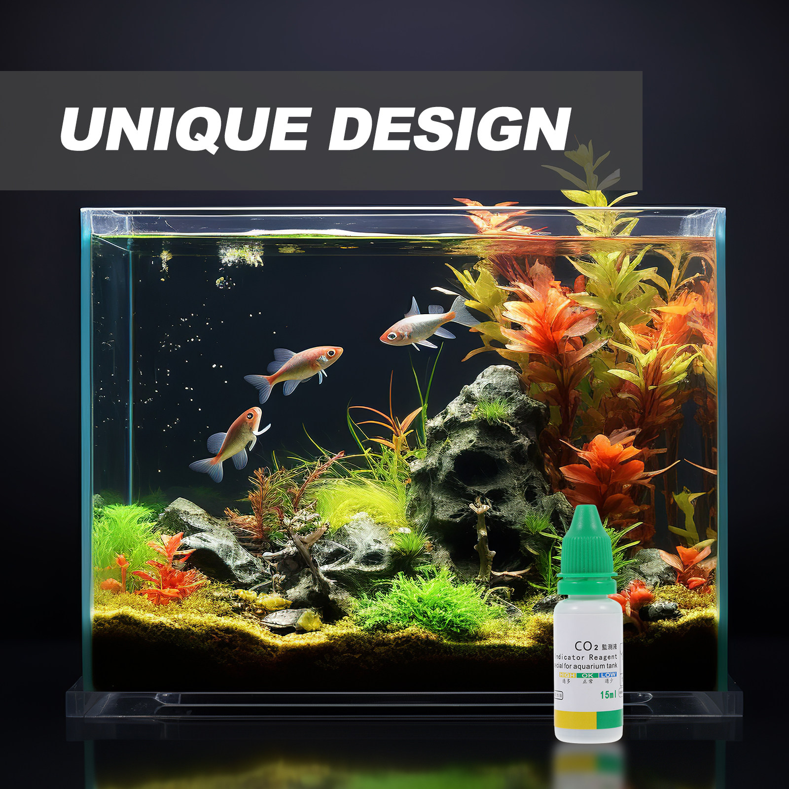 Co2 Fish Tank Test Indicator S - Water Testing Kit ulasan dan harga