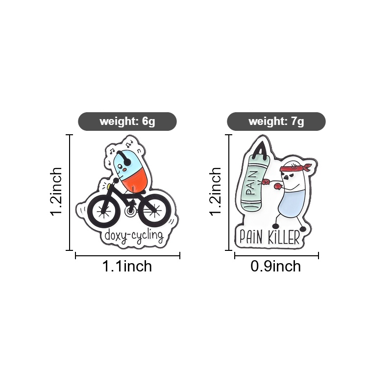 Doxy-cycling Enamel Pins Carto - Science Buddies ulasan dan harga