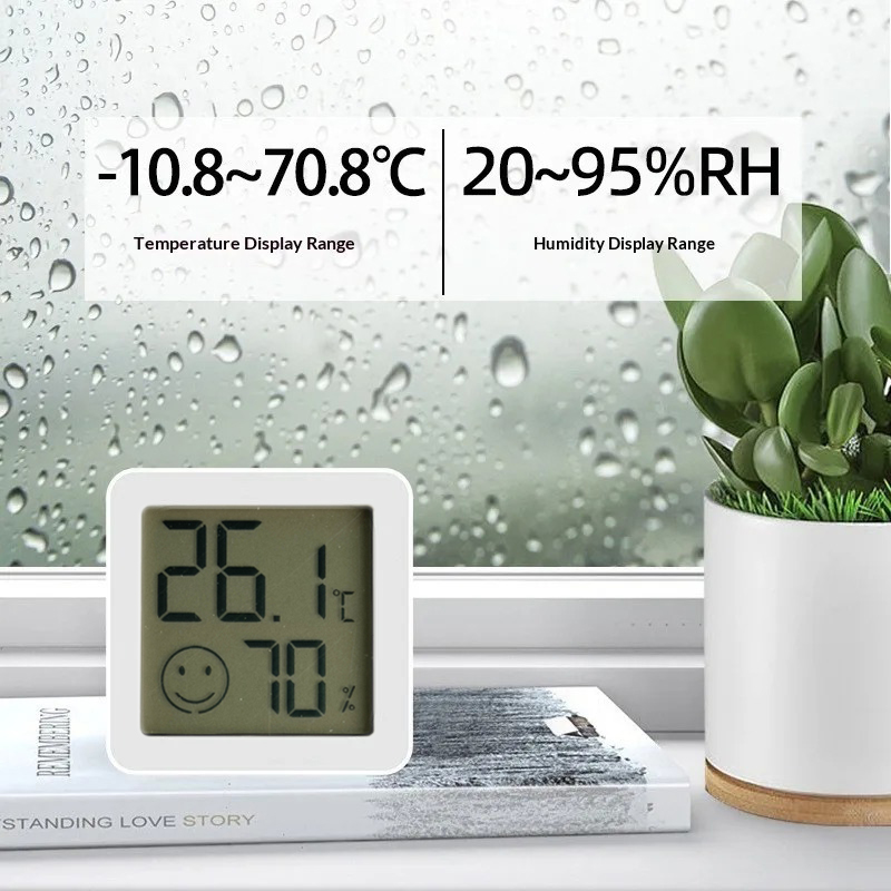 1/3pcsMini LCD Digital Thermom - Weather Station Indoor ulasan dan harga