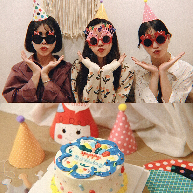 11Pcs/Bag Happy Birthday Party - Science Of Happiness ulasan dan harga