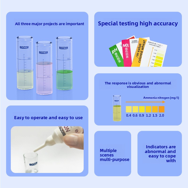 BIOZYM Aquarium Test Kit-Nitri - Water Testing Kit ulasan dan harga