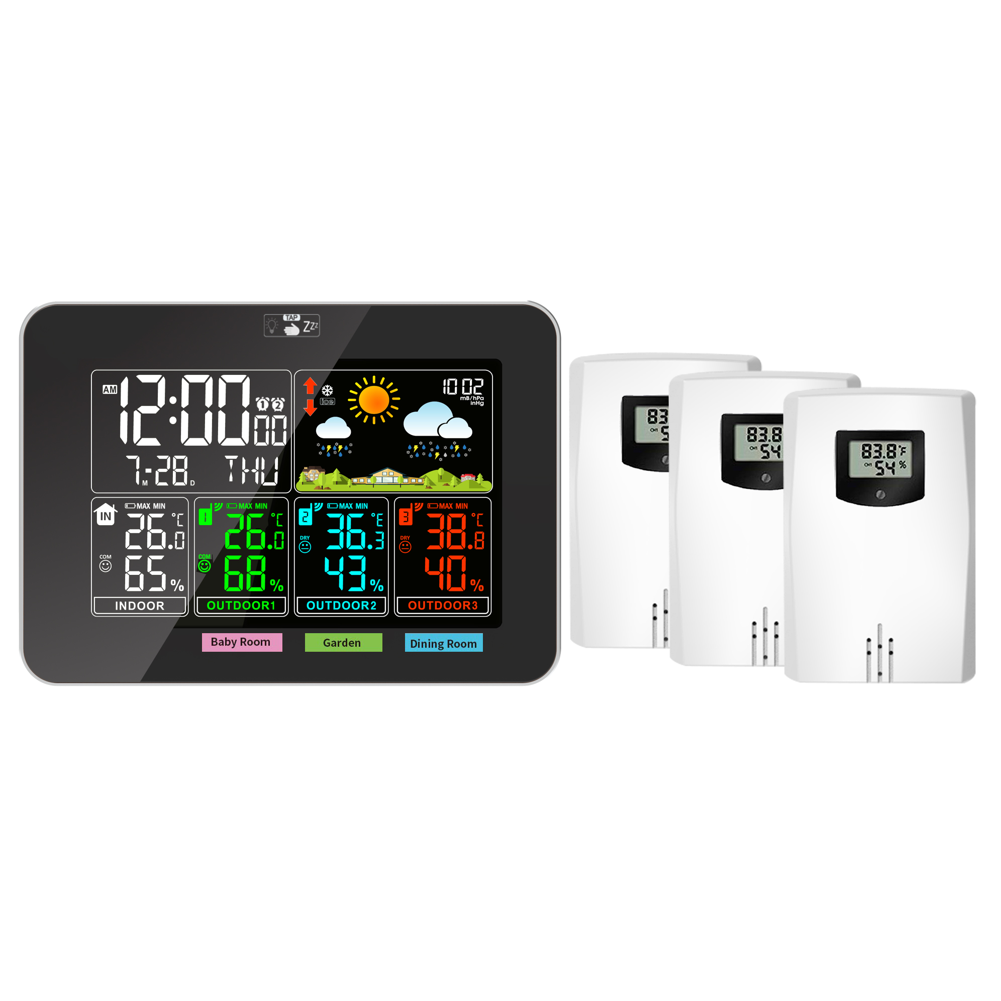Weather Stations Wireless Indo - Weather Station Indoor ulasan dan harga