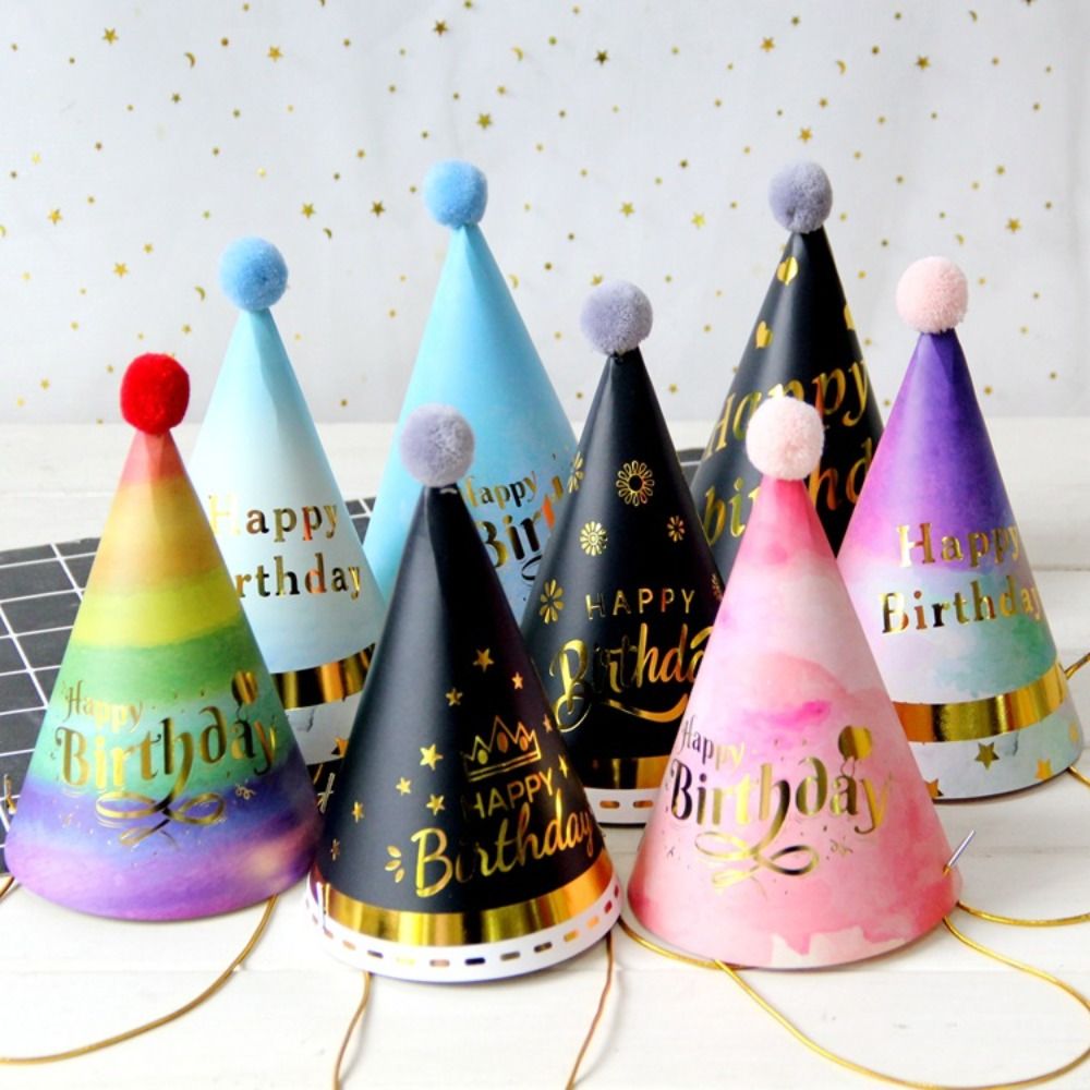 Happy Birthday Party Hats DIY  - Science Of Happiness ulasan dan harga