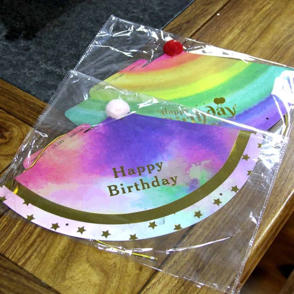 Happy Birthday Party Hats DIY  - Science Of Happiness ulasan dan harga