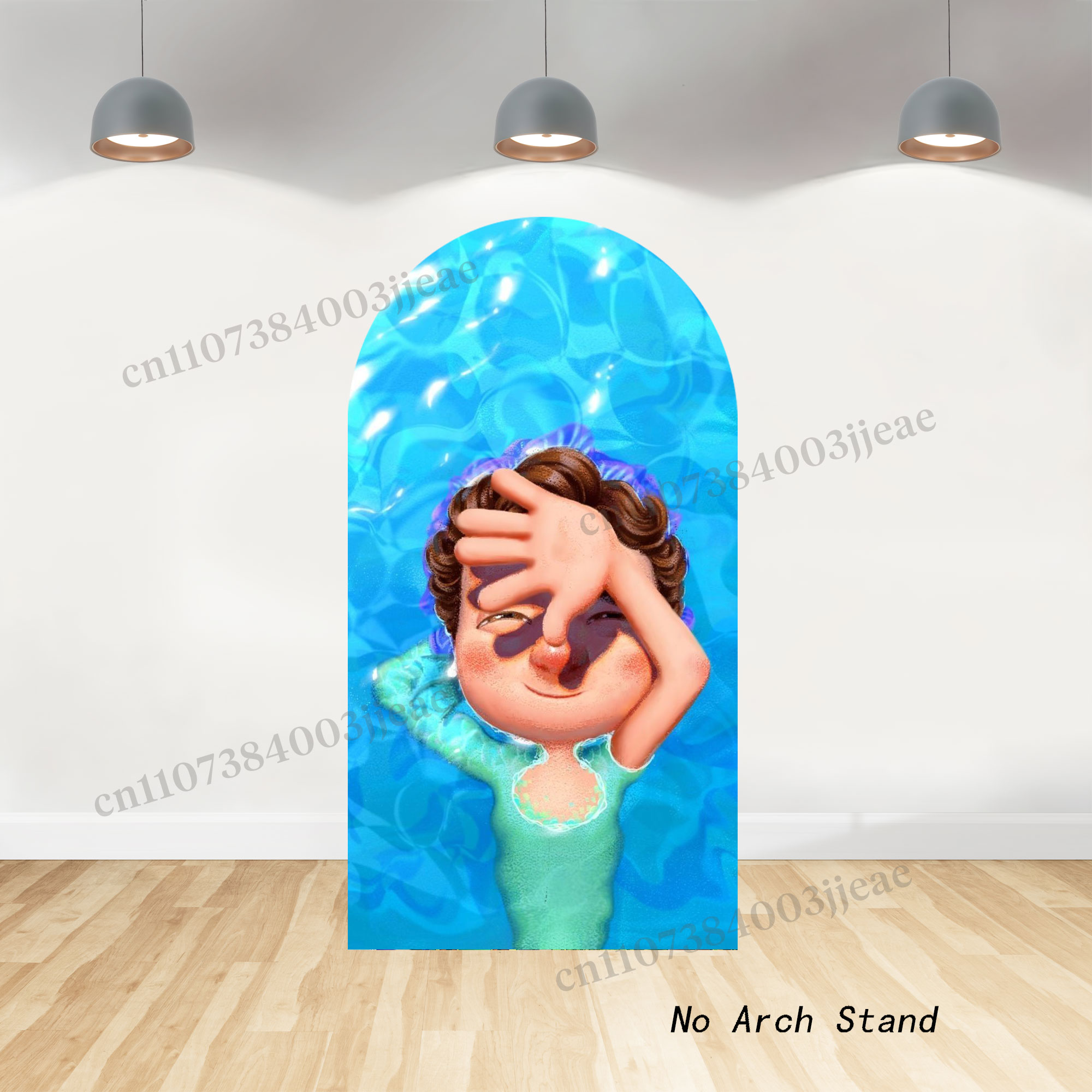 Cartoon Luca Theme Arch Backdr - Science Of Happiness ulasan dan harga