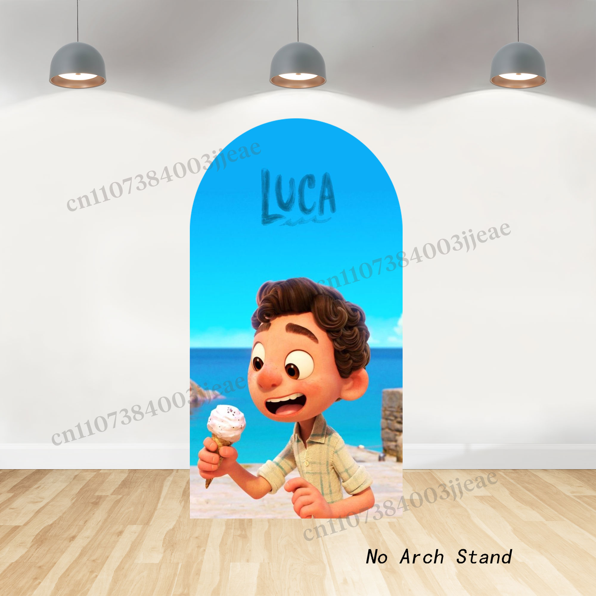 Cartoon Luca Theme Arch Backdr - Science Of Happiness ulasan dan harga