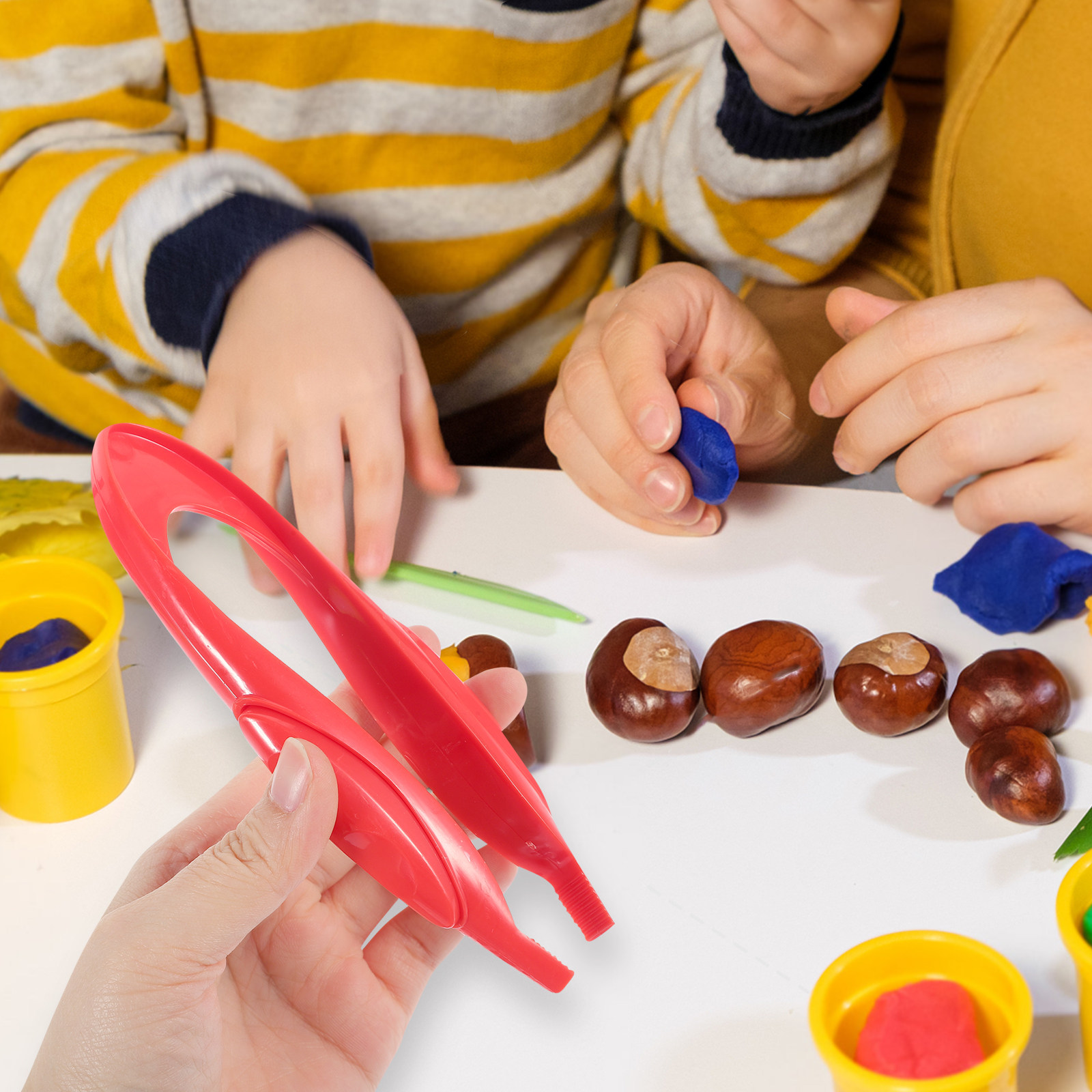 4Pcs Kids Plastic Tweezers Erg - Science Nature ulasan dan harga
