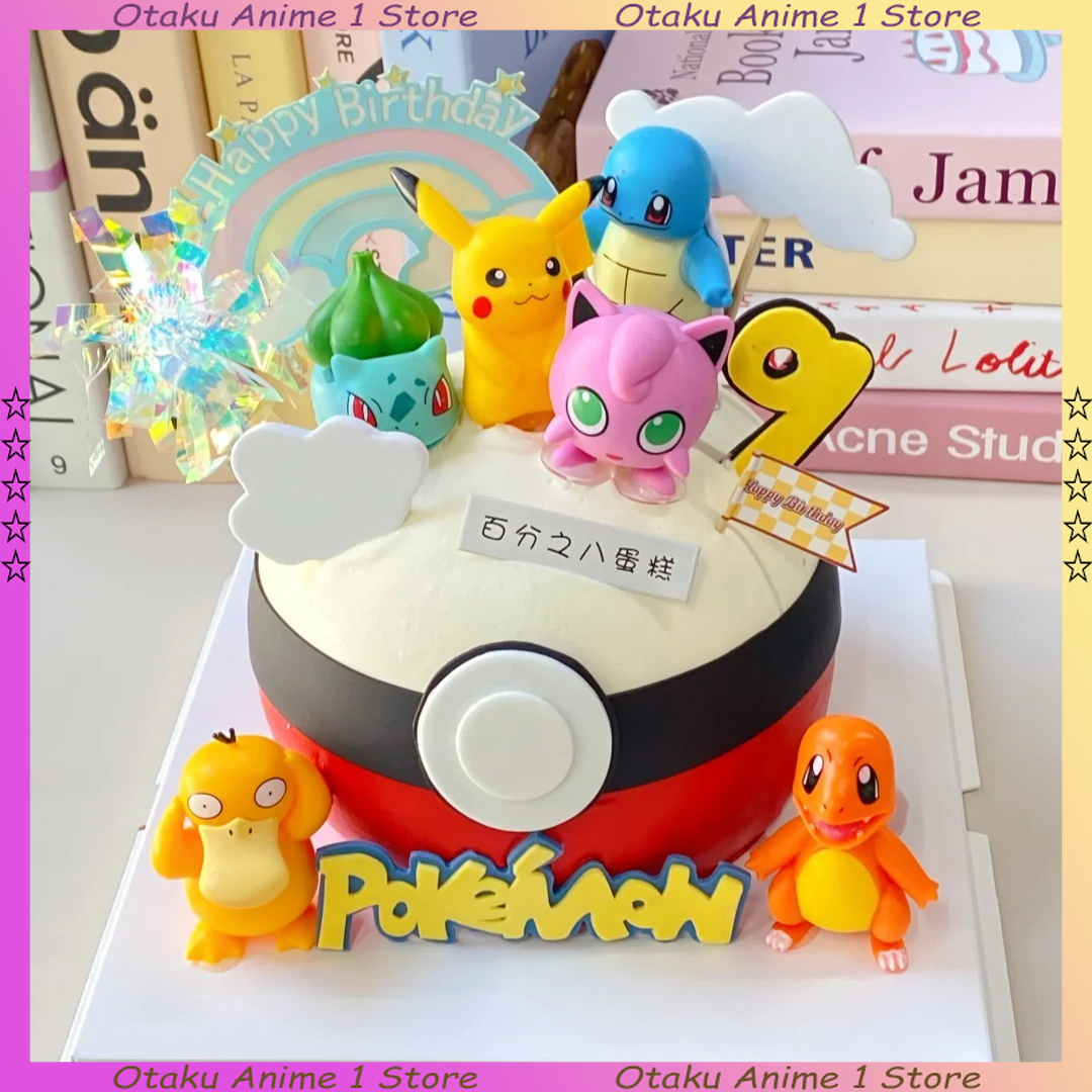 13PCS/SET Pikachu Cake Topper  - Science Of Happiness ulasan dan harga