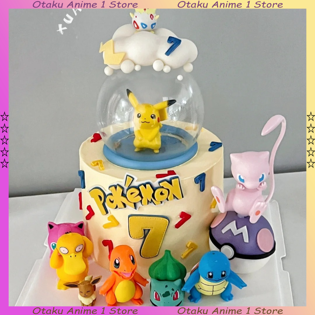 13PCS/SET Pikachu Cake Topper  - Science Of Happiness ulasan dan harga
