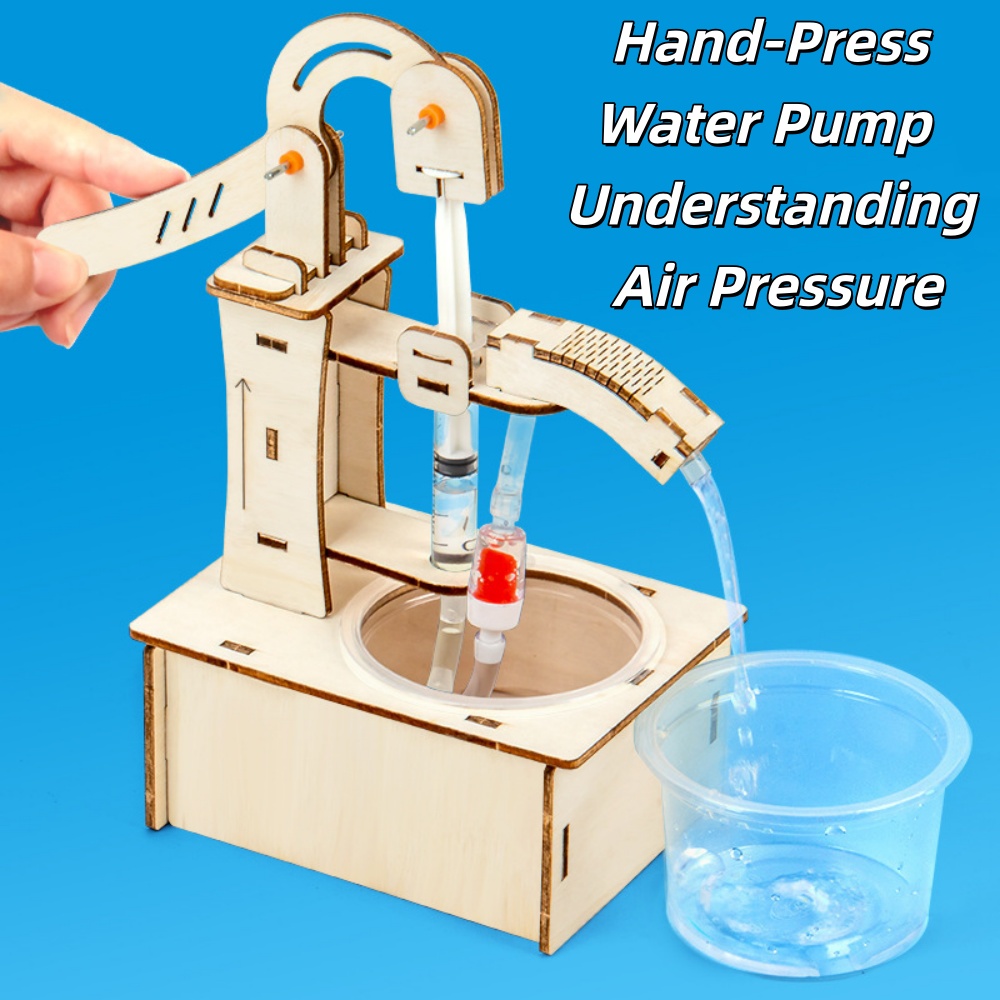 Wooden DIY Hand Pump Well Mode - Science Nature ulasan dan harga